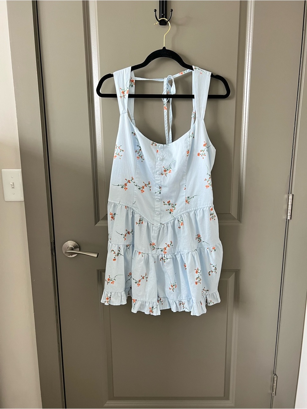 TARGET | wild fable Light Blue Floral Tiered One-Piece